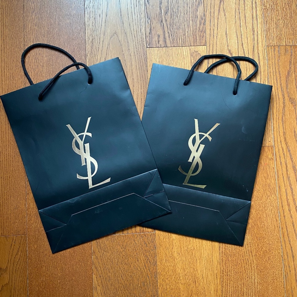 YSL Yves Saint Laurent Paper Bags